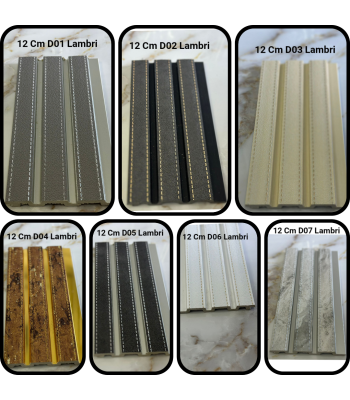 12 CM KUMAŞ DESENLİ LAMBRİ MODELLERİ